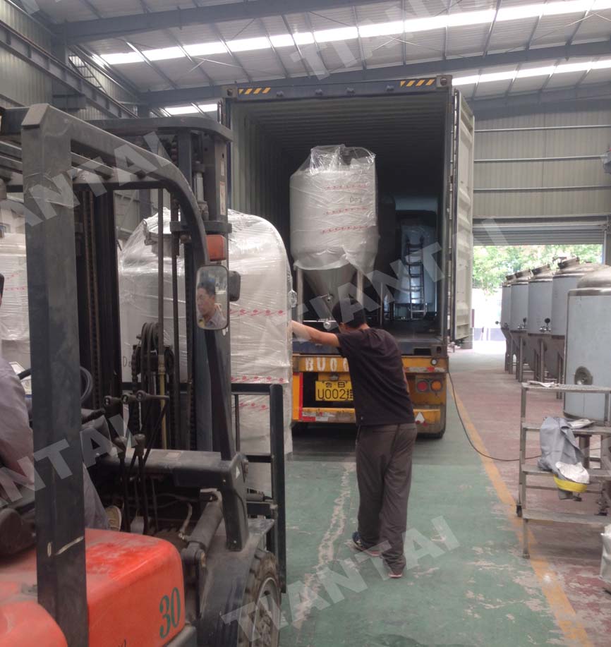 500L beer brewery system delivered to Taiwan today